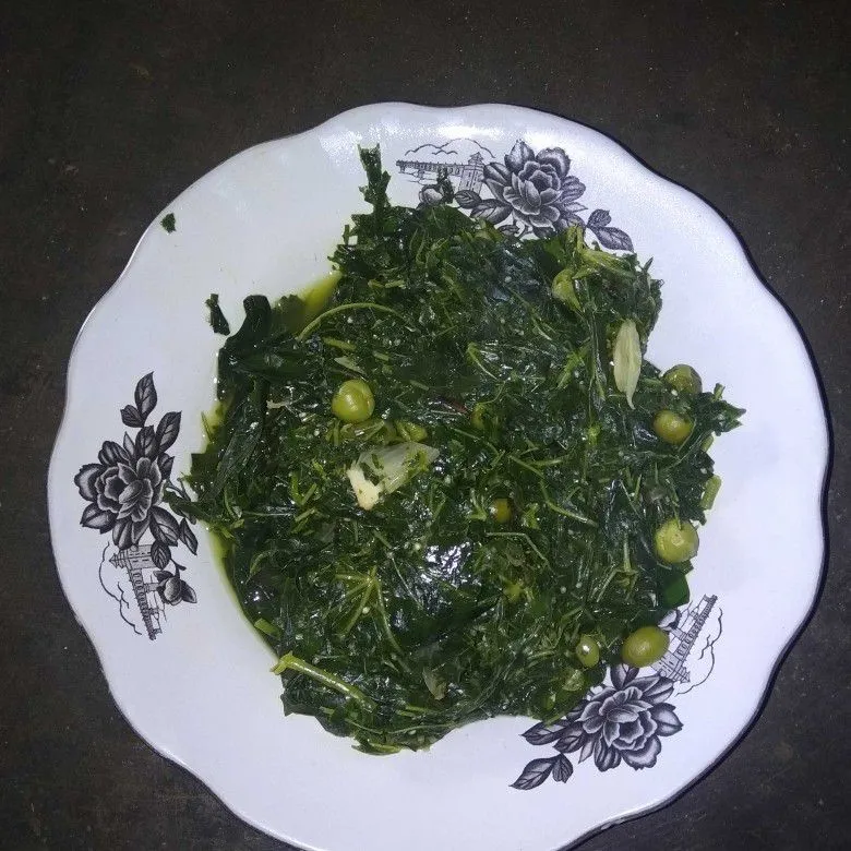 sayur daun singkong tumbuk #JagoMasakMinggu8Periode3