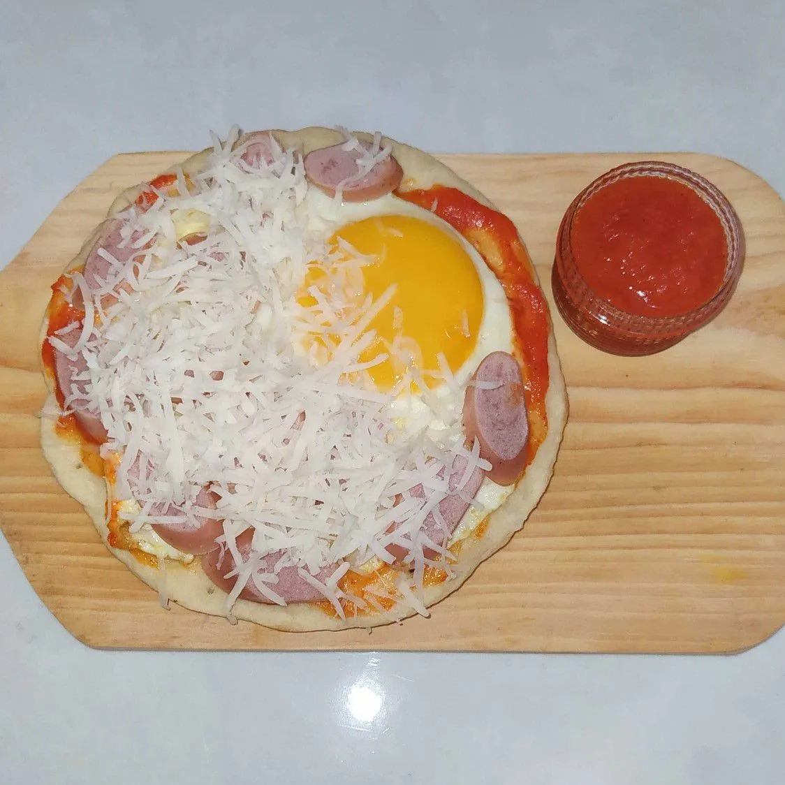 Pizza Telur Sosis #JagoMasakMinggu4Periode3