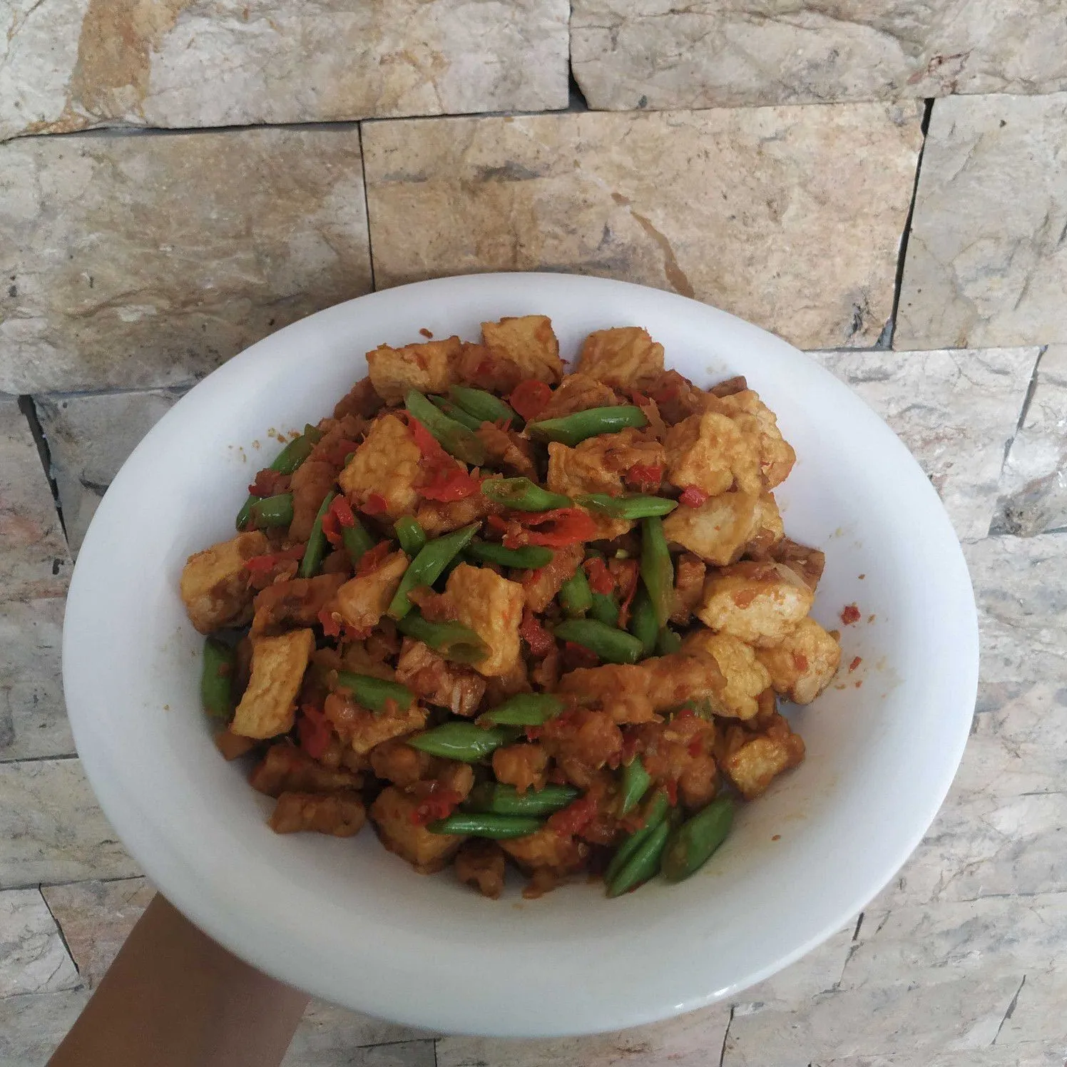 Oseng Buncis Tahu Tempe