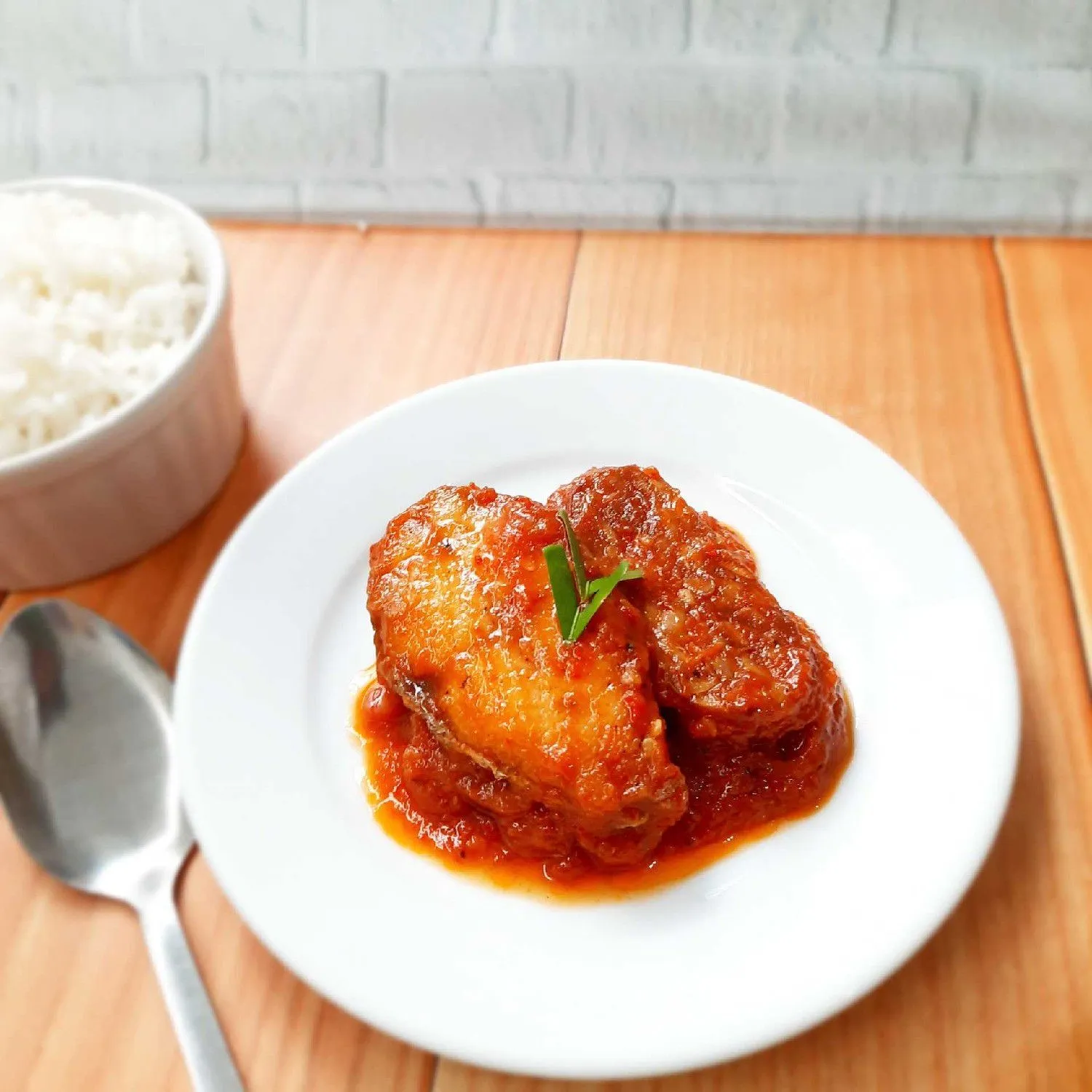 Ikan Tenggiri dan Tempe Bumbu Bali