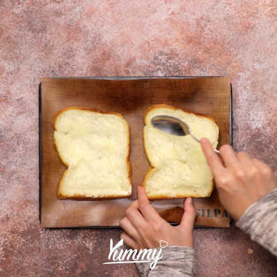 Step 2 Toast Jagung Manis Lumer