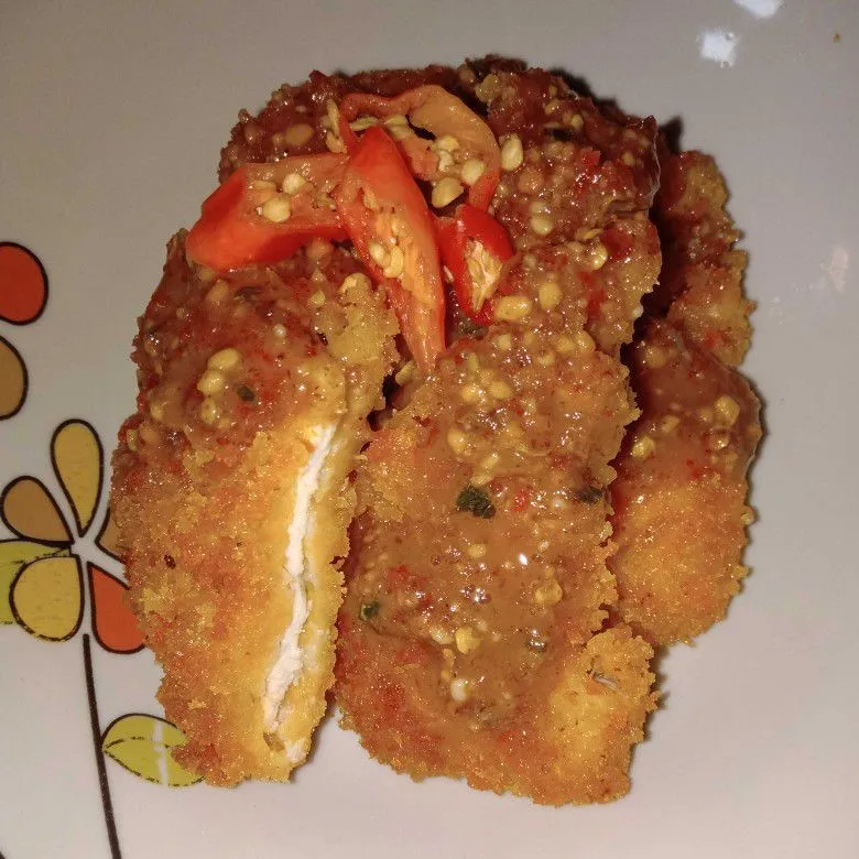 Breded Chicken Sambel Pecel