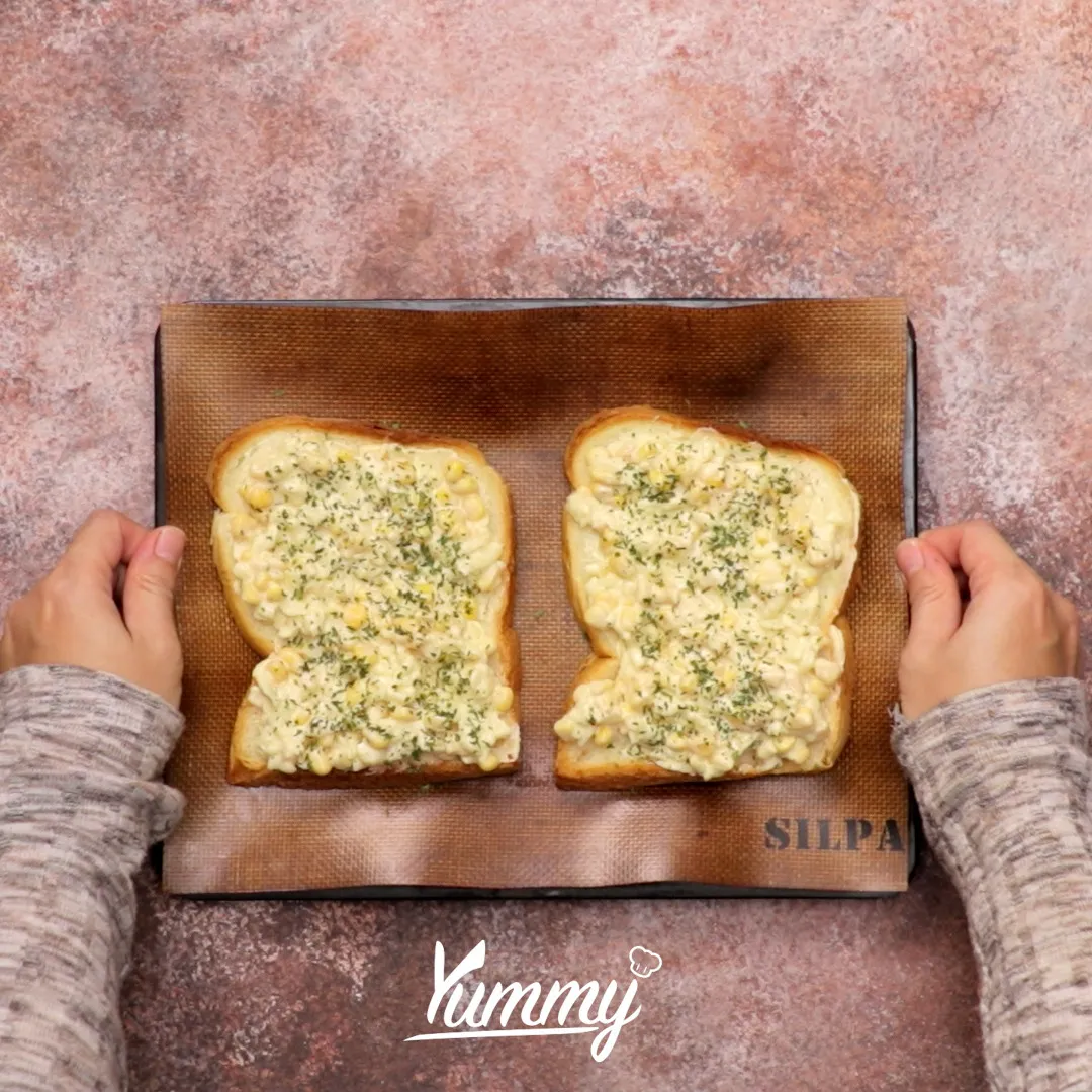 Step 4 Toast Jagung Manis Lumer