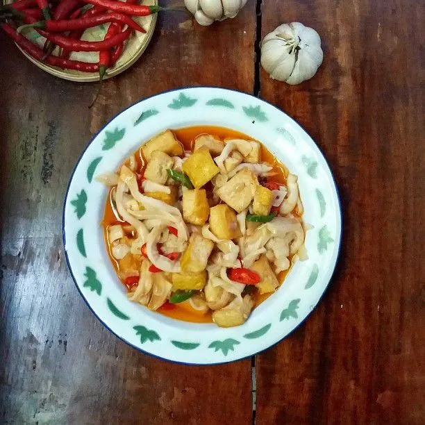 Oseng Tahu Jamur Tiram