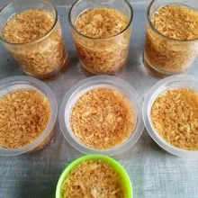 Tuang ke dalam cetakan, biarkan set