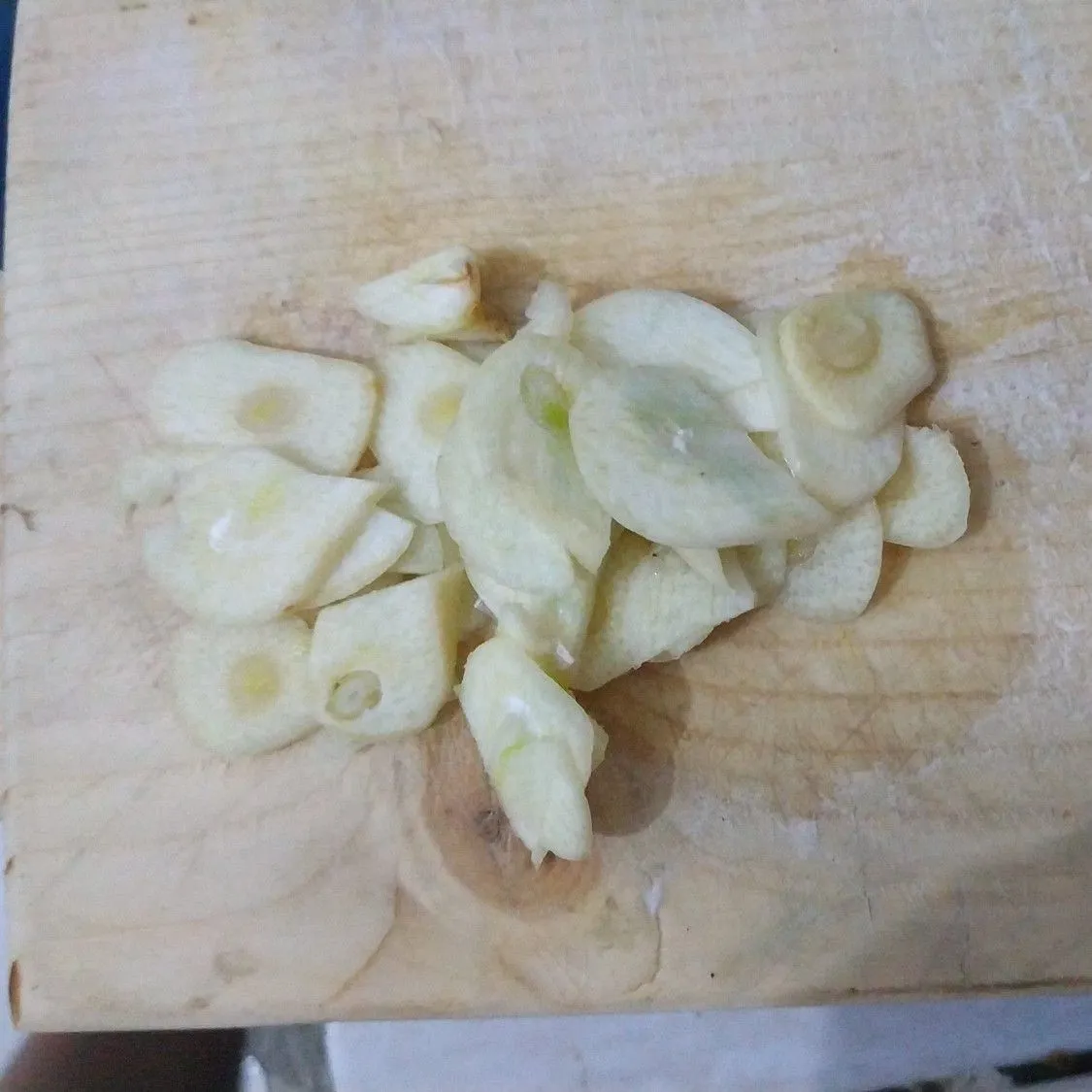 Step 1 Tumis Sawi Putih Udang Bakso