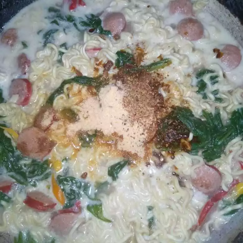 Step 7 Mie Kari Spesial Kuah Santan