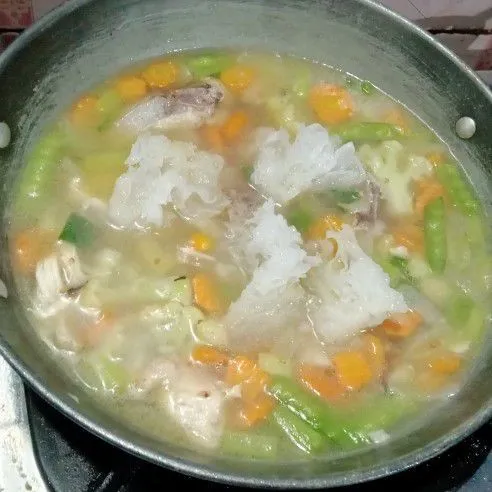 Step 4 Sup Jamur Putih