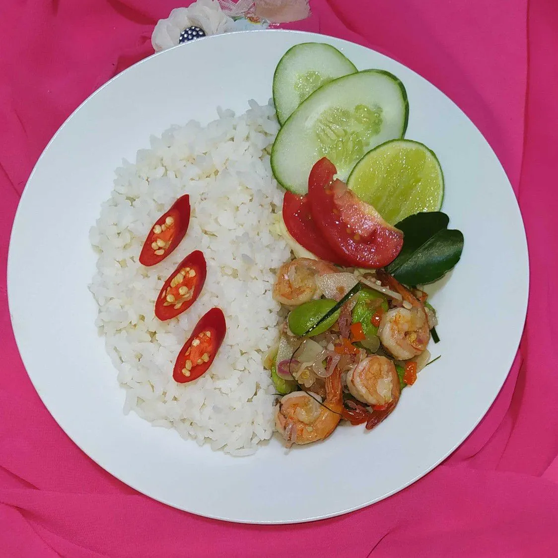 Sambal Matah Udang Pete #JagoMasakMinggu9Periode3
