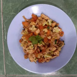 Tumis Jamur Tiram Tahu Brokoli Wortel
