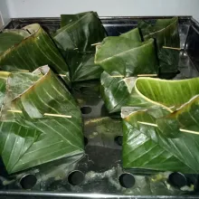 Kukus selama 25 menit. Angkat dan sajikan.