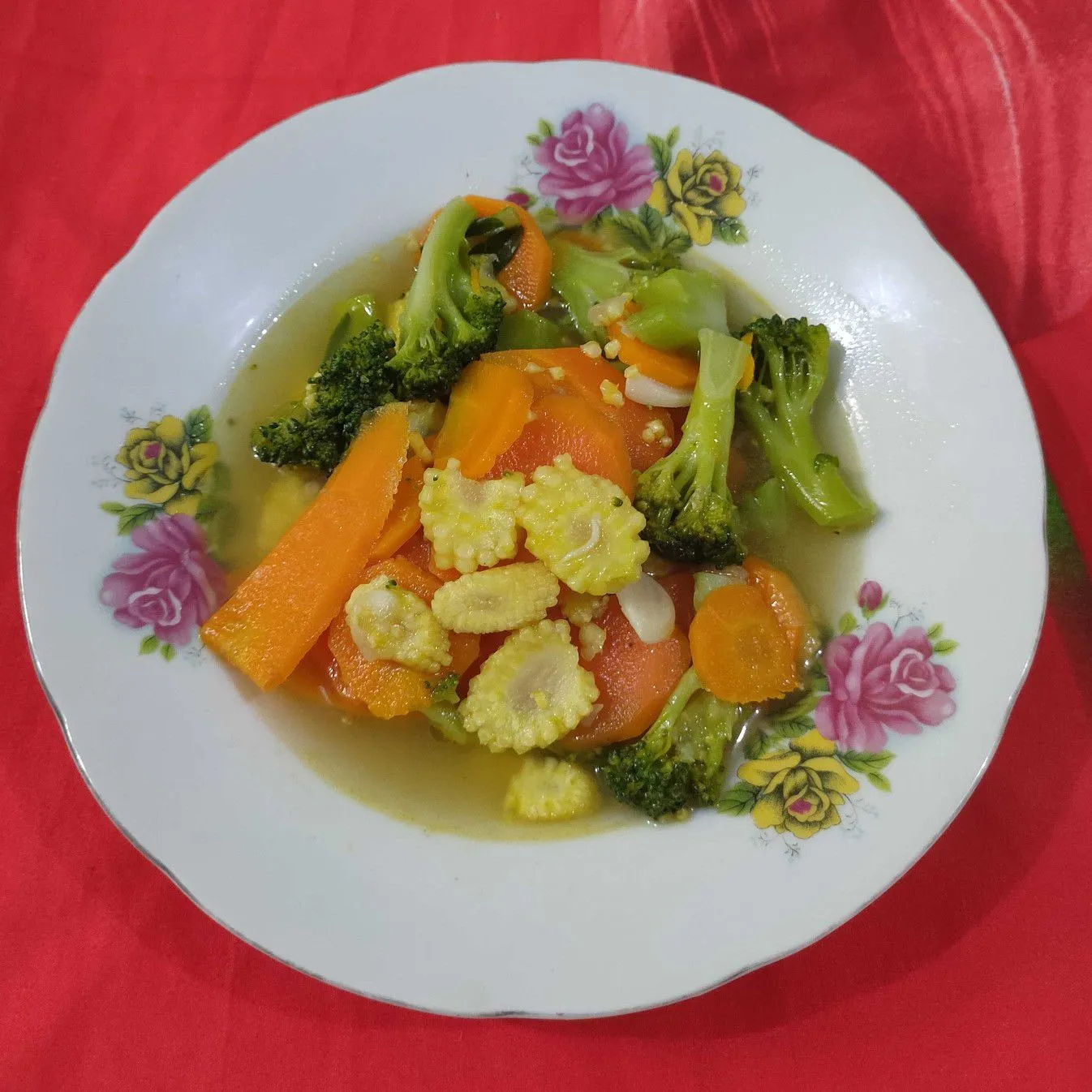 Tumis Sayur Tiga Warna
