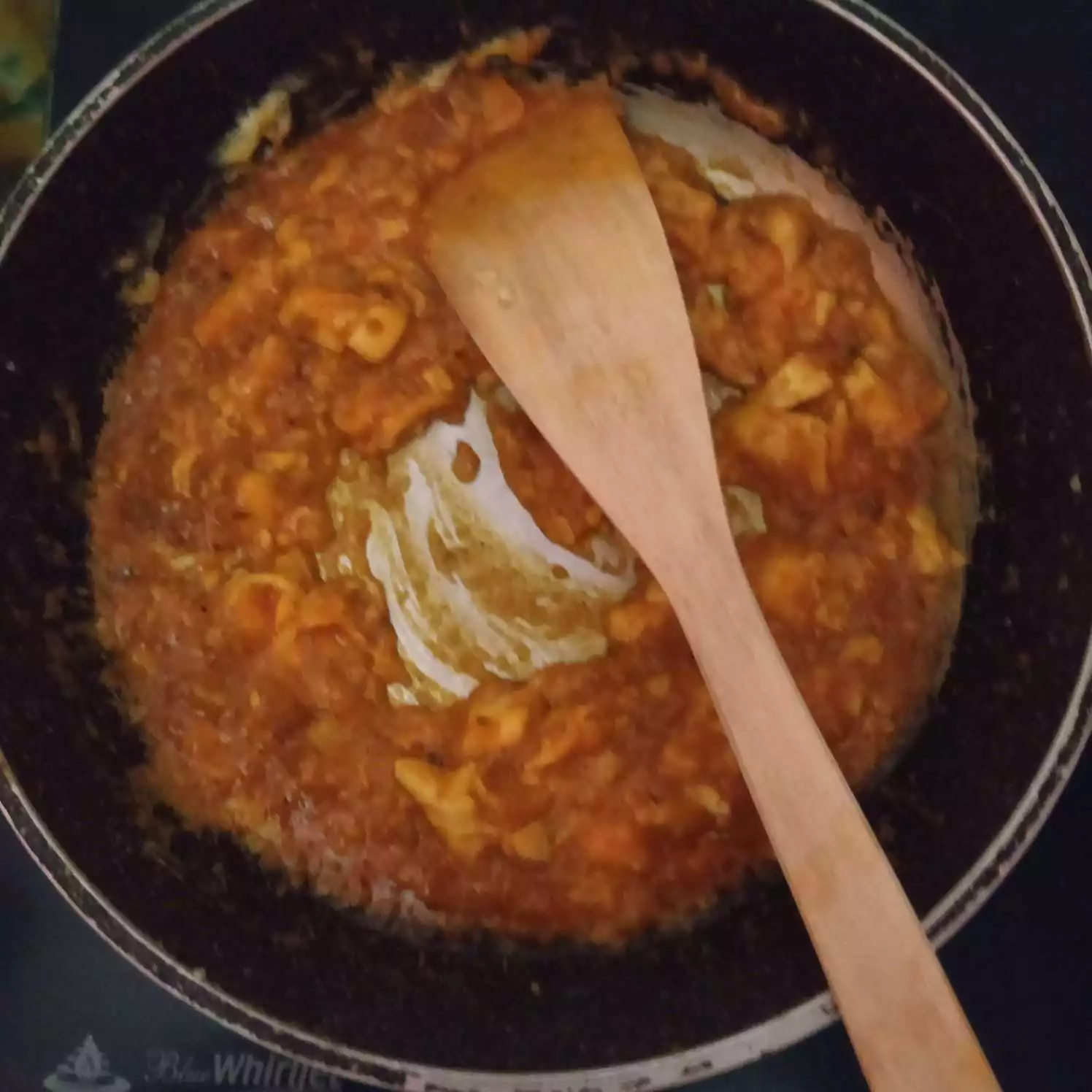 Step 1 Brulee Bomb Macaroni Bolognese