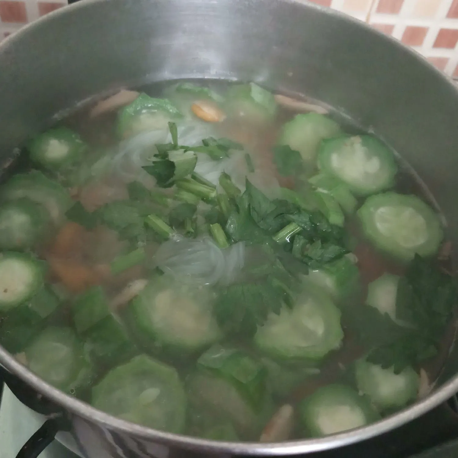 Step 4 Sayur Bening Oyong