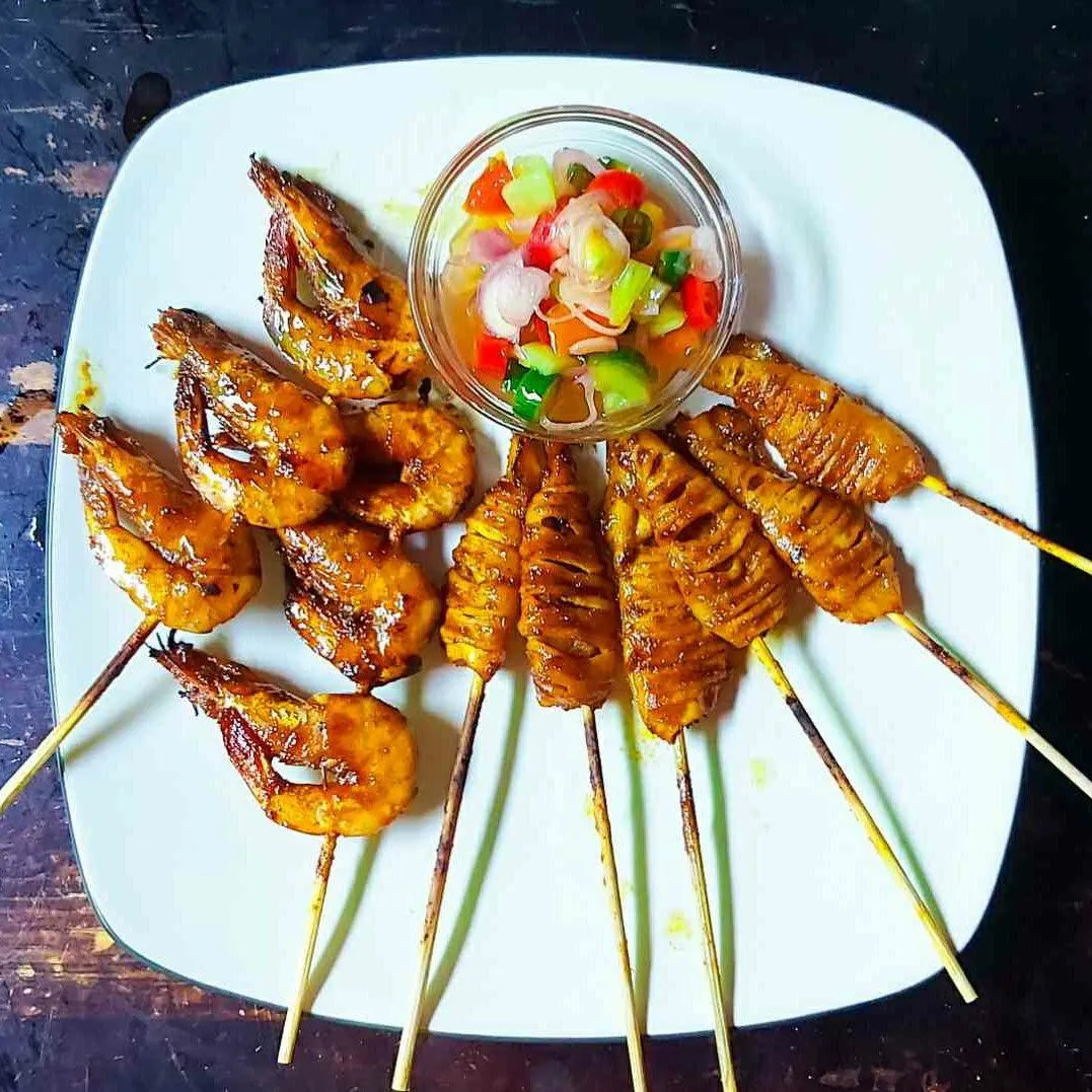 Cumi & Udang Bakar