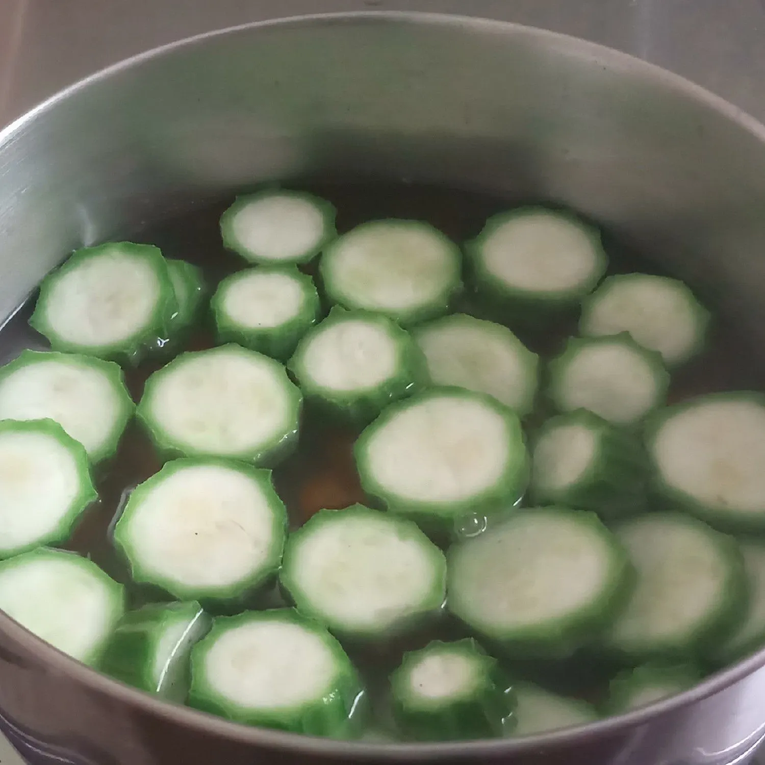 Step 2 Sayur Bening Oyong