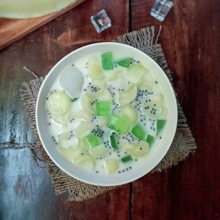 Sop Buah Melon Creamy