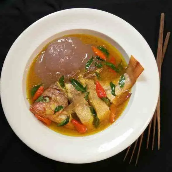 Papeda Ikan Kuah Kuning #JagoMasakMinggu10Periode3