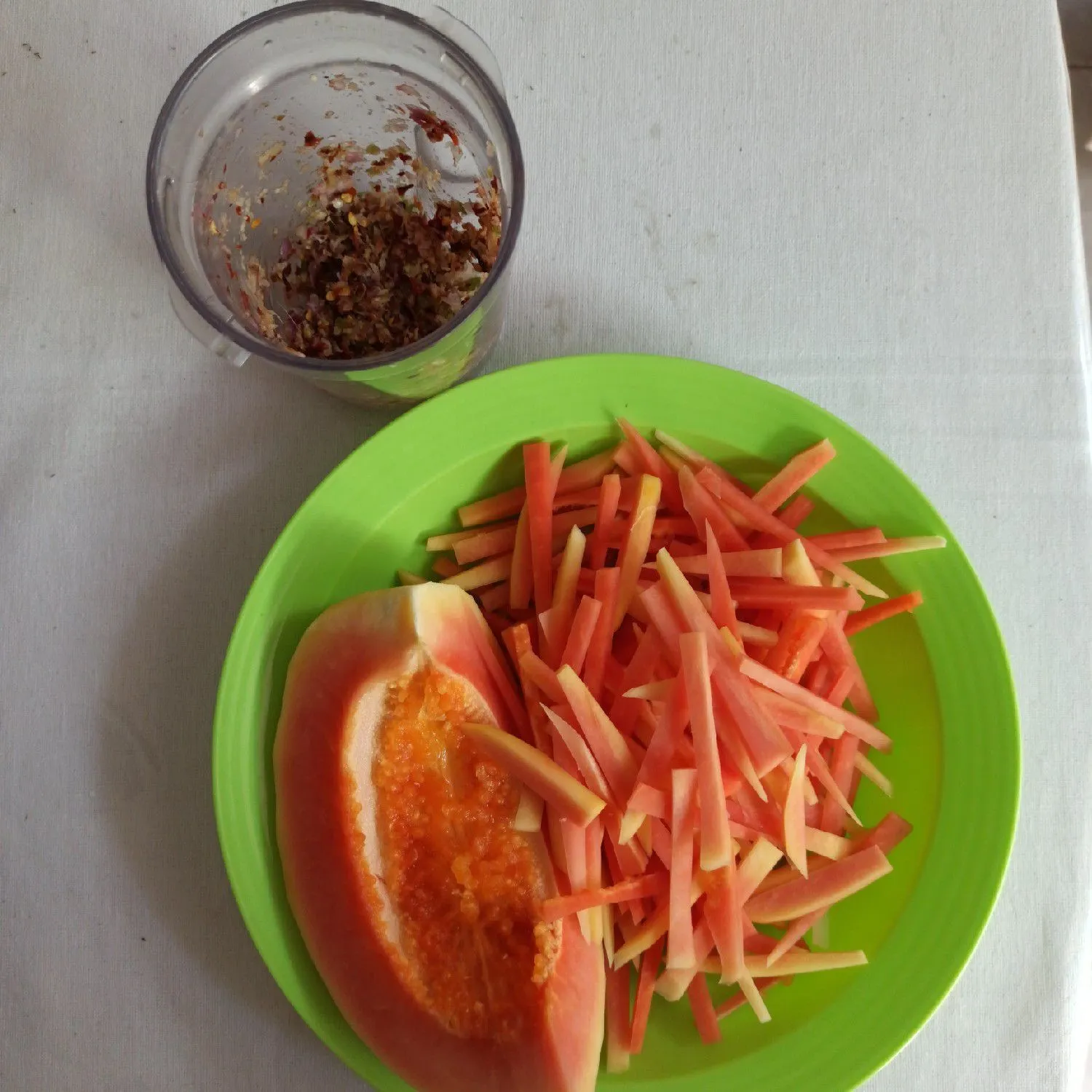 Step 2 Gohu Pepaya