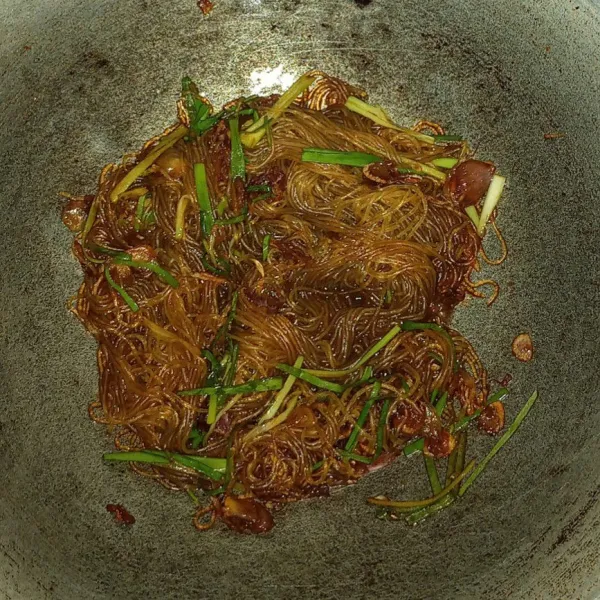 Koreksi rasa dan matikan api.