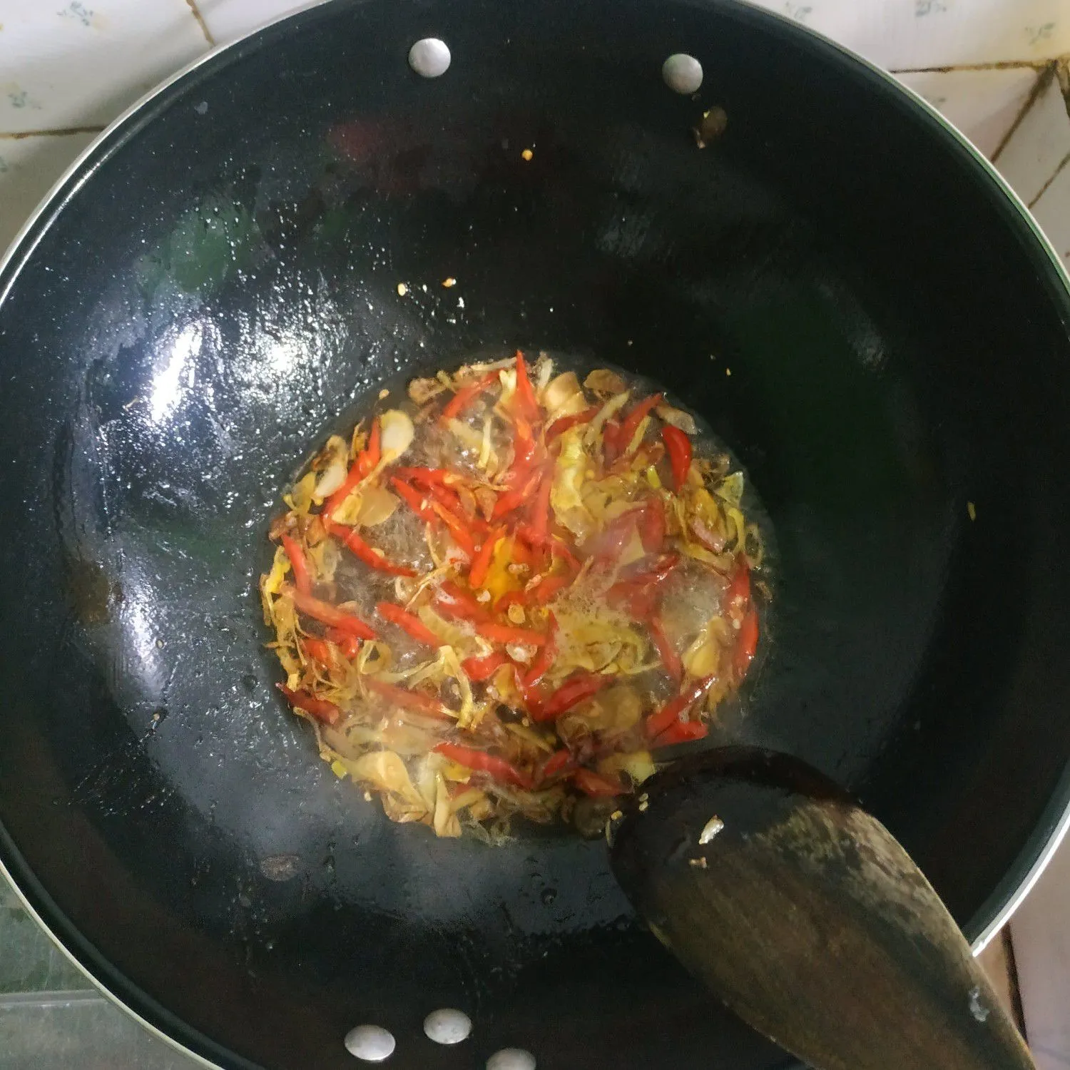 Step 7 Tumis Tempe Kacang Panjang