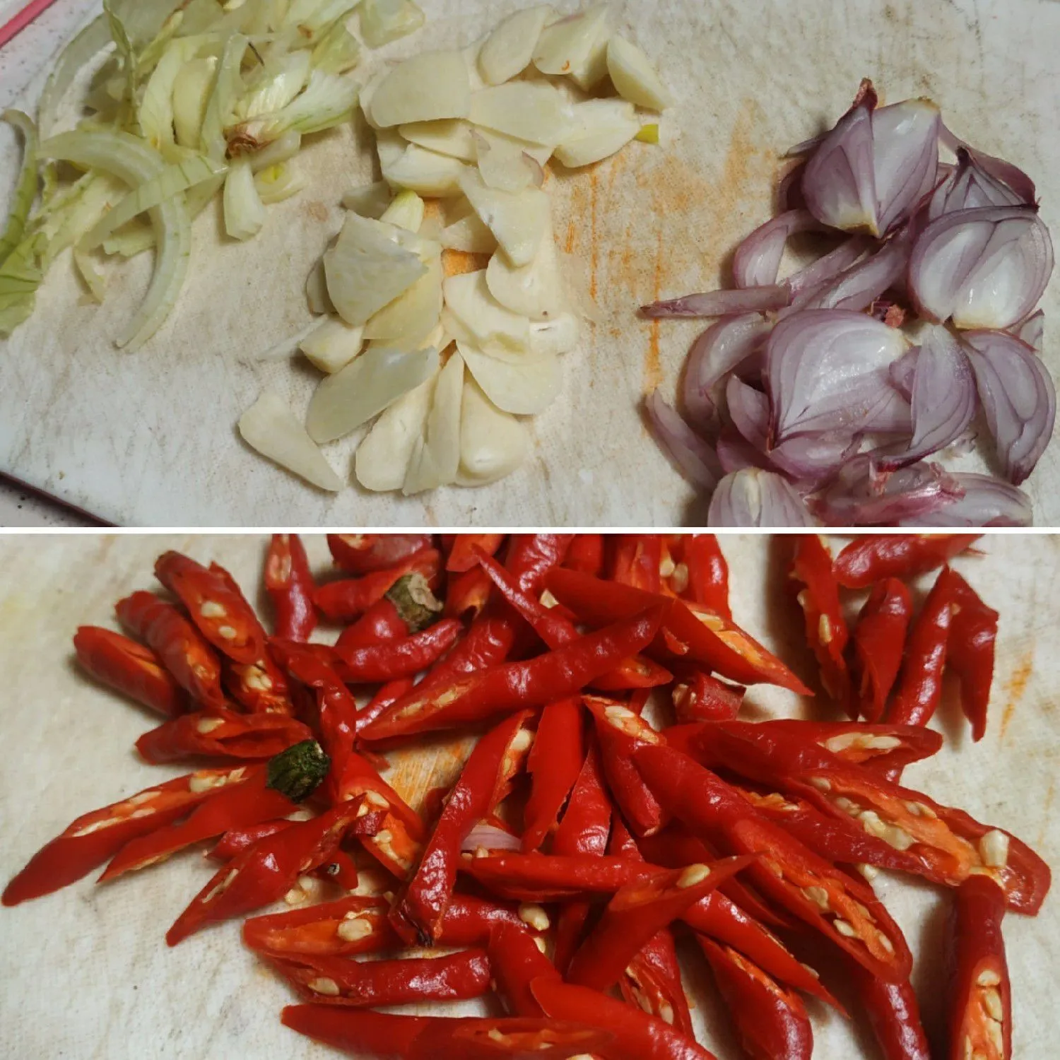 Step 1 Tumis Tempe Kacang Panjang
