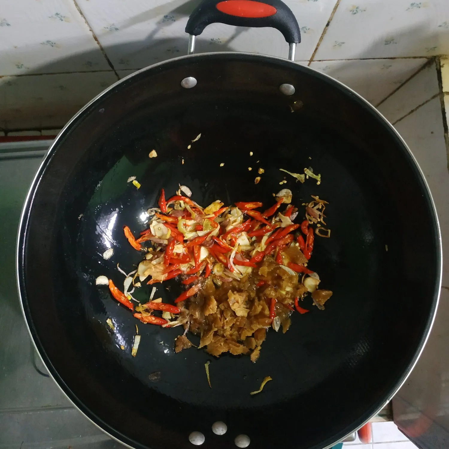 Step 6 Tumis Tempe Kacang Panjang