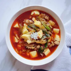Mapo Tofu Telur dan Ayam