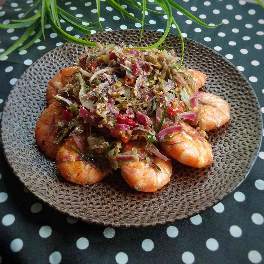 Tumis Udang Kecombrang