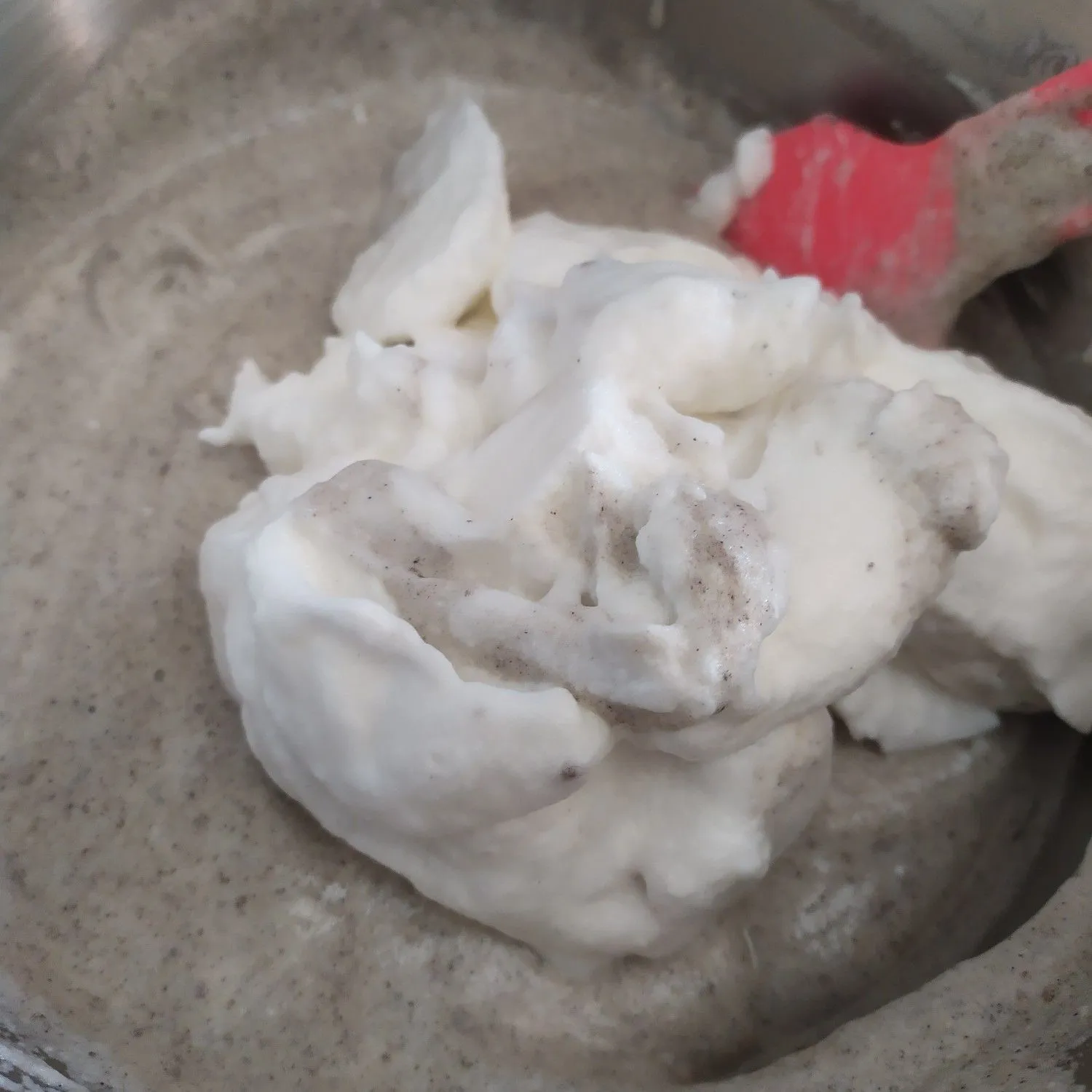Step 3 Gemblong Getas Cake #YummyOCC12