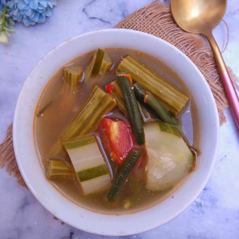 Resep Sayur Asem Kelentang Timun Sederhana Rumahan Di Yummy App