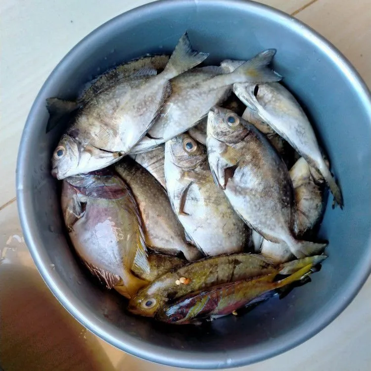 Step 1 Ikan Bawis Teflon
