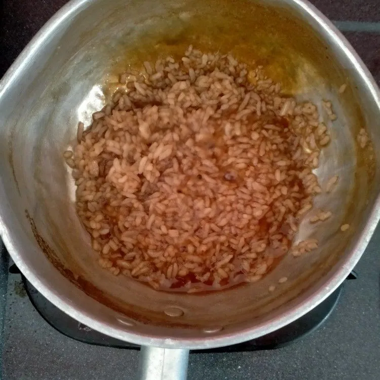Step 5 Bubur Nasi Merah Putih