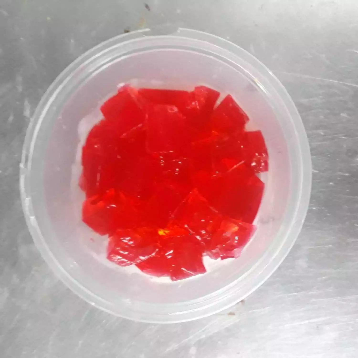 Step 5 Puding Mozaik Merah Putih