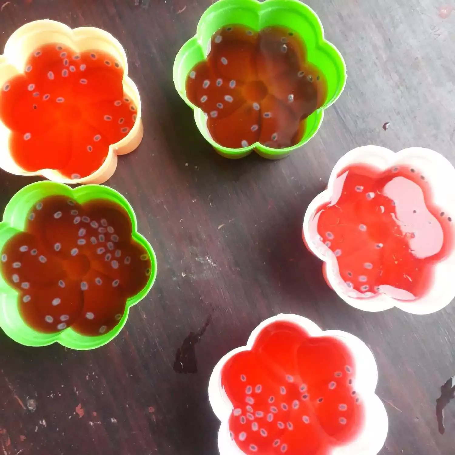 Step 3 Puding Susu Strawberry Chia Seed