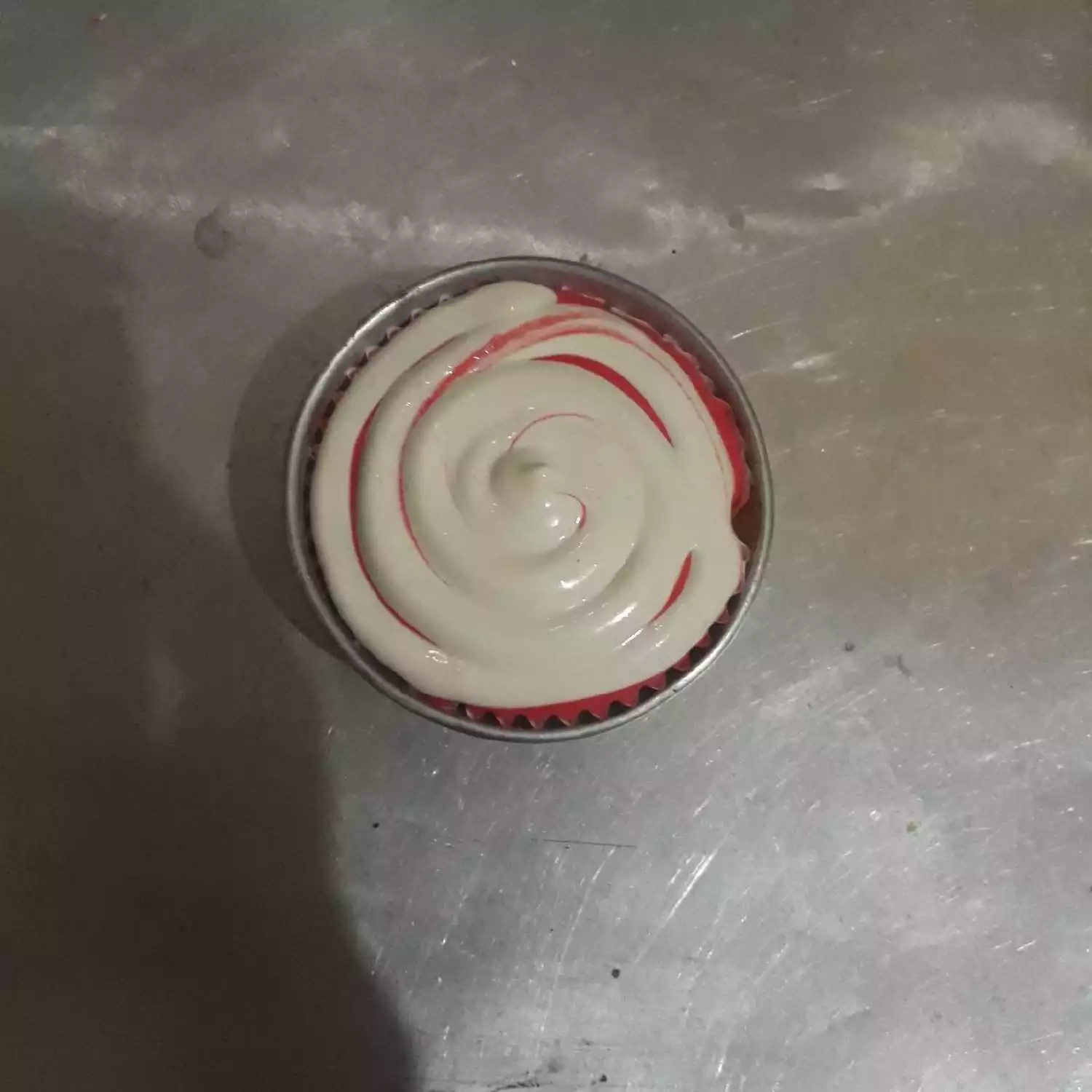 Step 4 Bolu Kukus Merah Putih