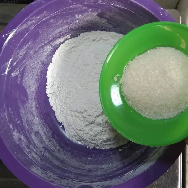 Tambahkan gula pasir