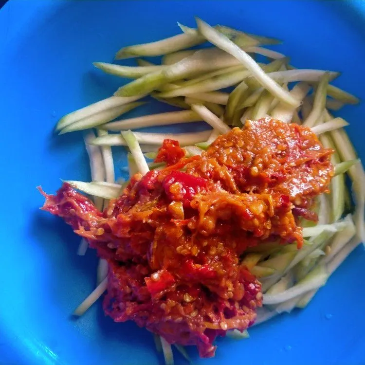 Step 5 Sambal Mangga Muda