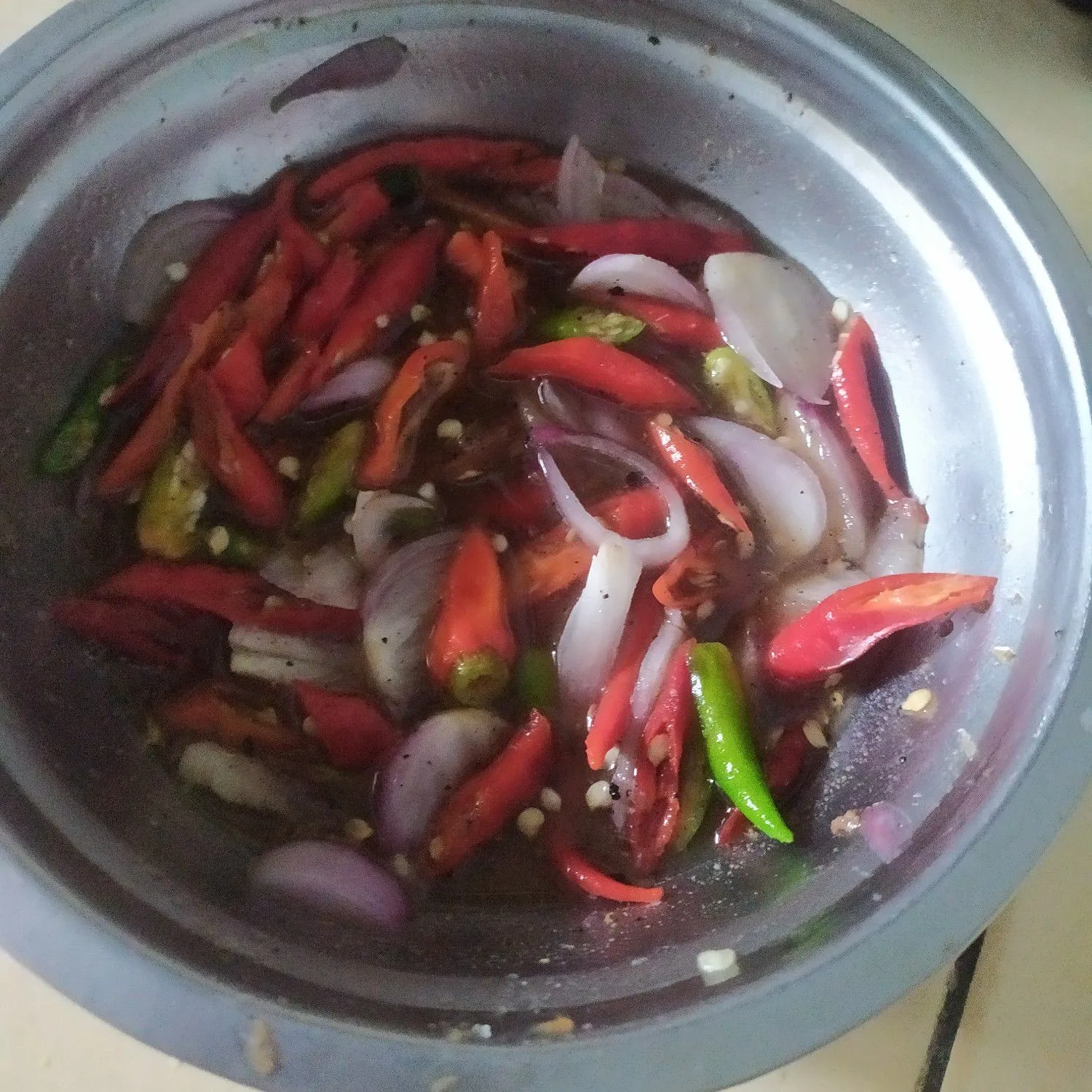 Step 5 Ikan Kembung Goreng Sambal Asam
