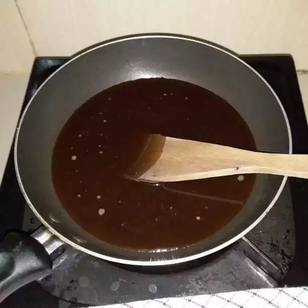 Step 4 Urap Ketan Item Saus Kinca