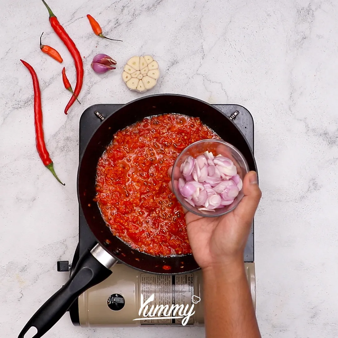 Step 4 Sambal Bawang