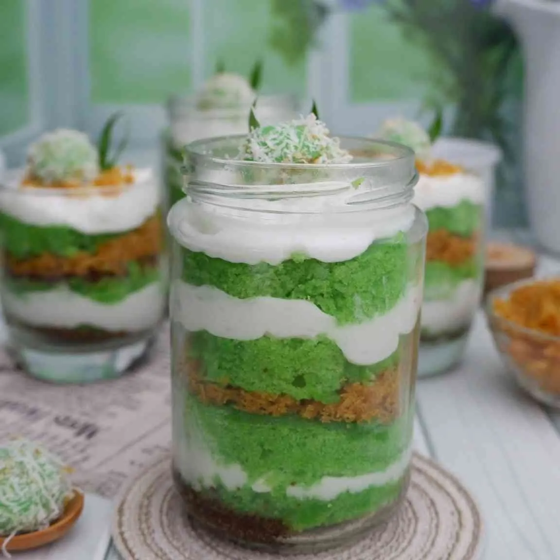 Klepon Cake in A Jar #YummyOCC13