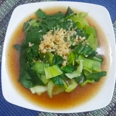 Tumis Pokcoy Bawang Putih