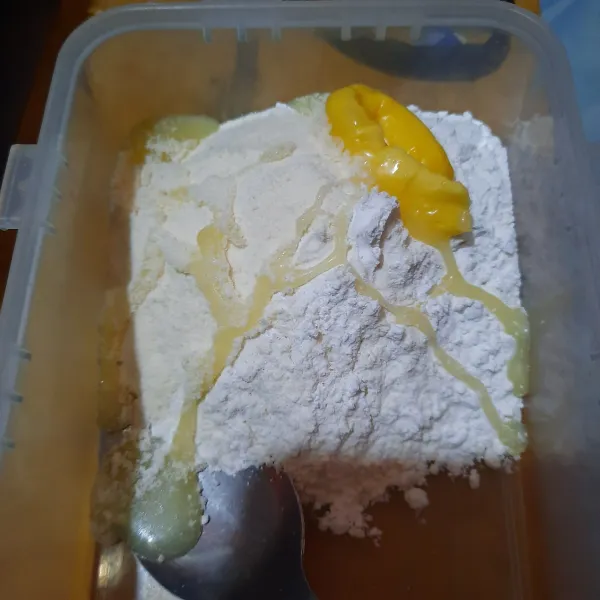 Campurkan semua bahan.