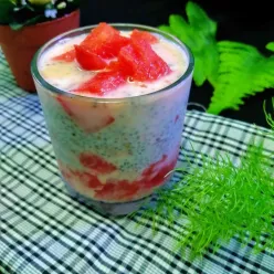Semangka Chia Pudding