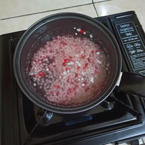 Rebus sagu mutiara sampai matang