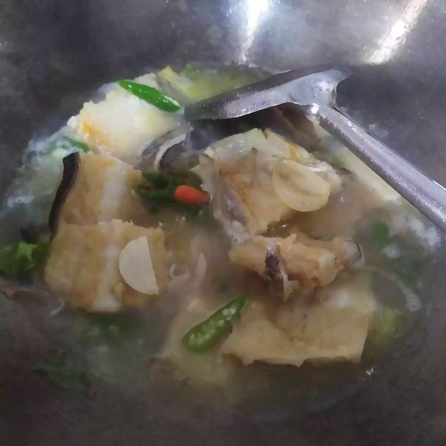 Step 4 Tumis Tulang Jambal Pedas