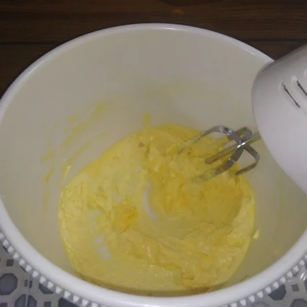 Mixer butter sebentar saja