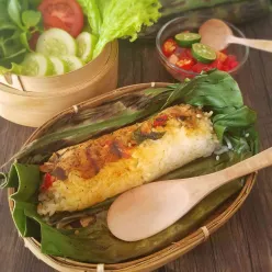 Nasi Bakar Ikan Peda