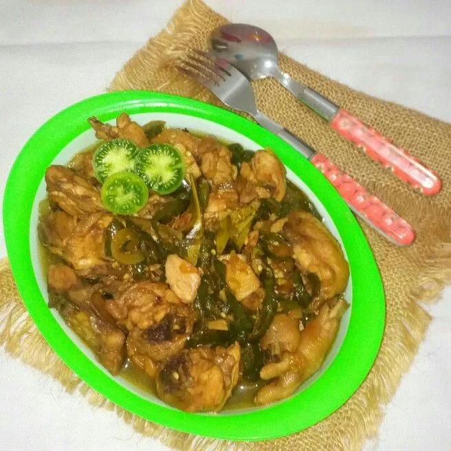 Ayam Oseng Cabe Ijo